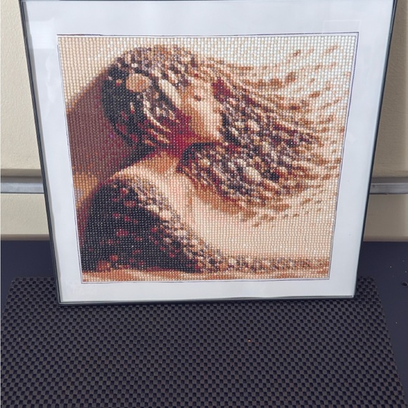 Hand crafted completed Diamond Art painting with frame - Picture 1 of 5